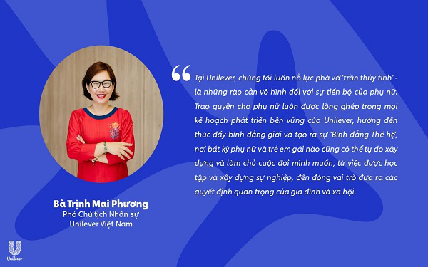 Đại diện Unilever Việt Nam chia sẻ về hành trình thúc đẩy bình đẳng giới - Ảnh 1.