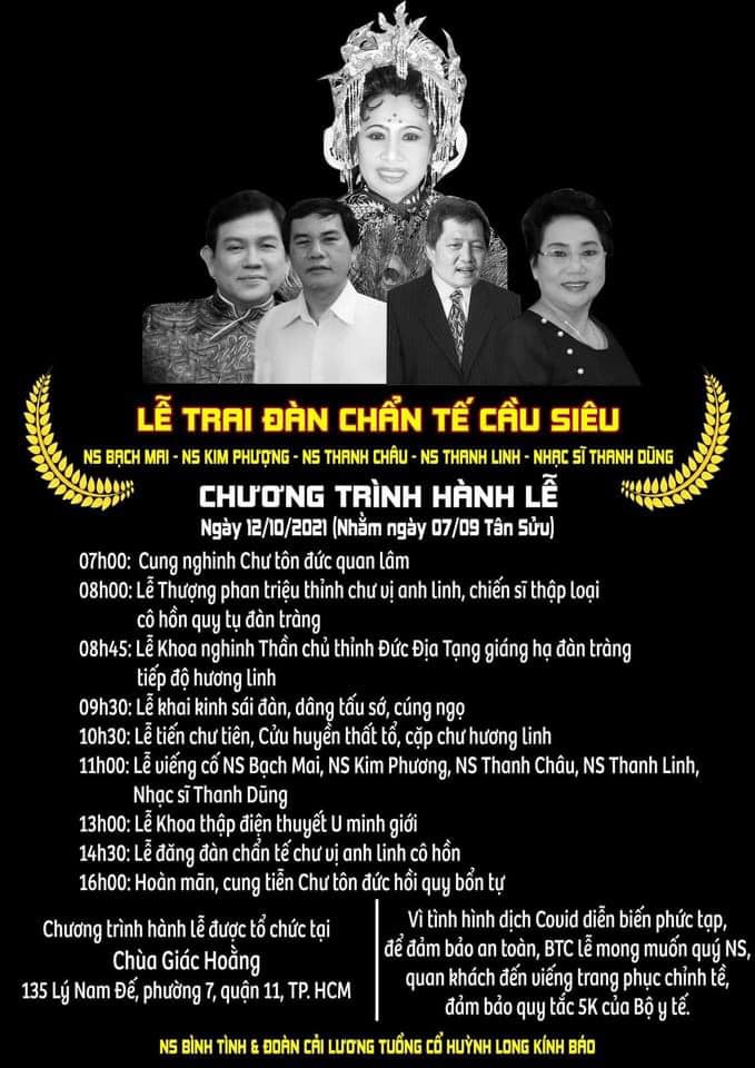 Nghệ sĩ Bình Tinh tổ chức lễ tưởng niệm cho 5 người thân vừa qua đời - Ảnh 1.