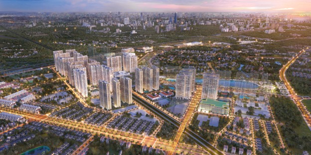 Vinhomes Smart City mở bản SA2 - Tòa tháp căn hộ đầu tiên của phân khu The Sakura - Ảnh 1.