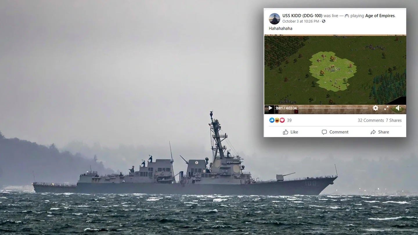 Fanpage của Hải quân Mỹ bị hack để livestream Đế Chế, lập tức bị dân mạng Việt gạ kèo: Chấp Yamato 2 dân, chơi không? - Ảnh 1.