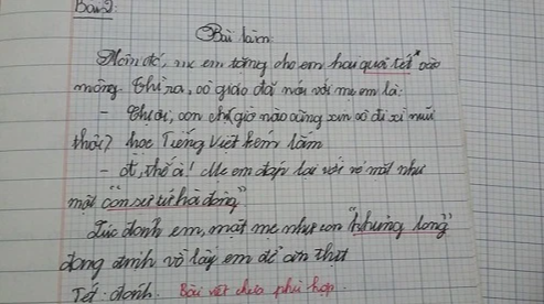 Bài văn của học sinh tiểu học khiến phụ huynh &quot;khóc thét&quot;: Tả mẹ mà tưởng kể chuyện đi sở thú, chốt câu cuối đầy bá đạo ai nấy cười đau cả ruột  - Ảnh 2.