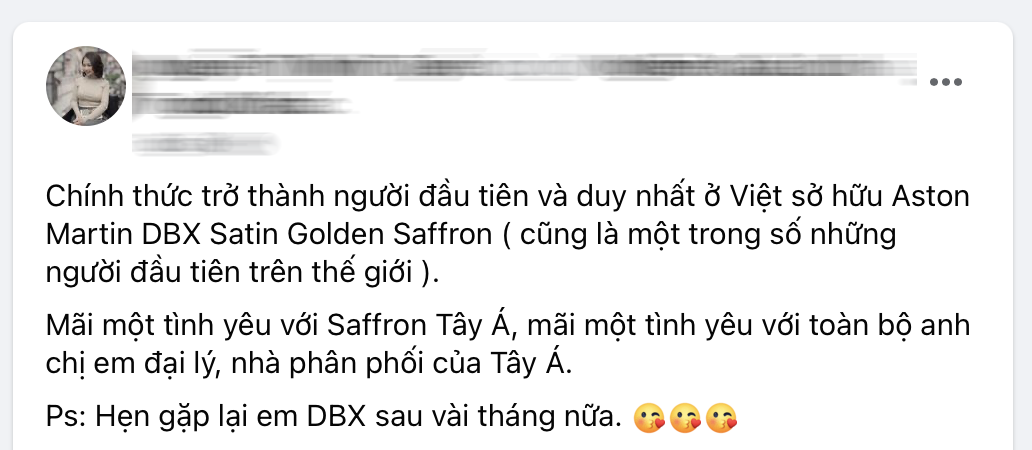 Nữ doanh nhân bán mỹ phẩm tại Hà Nội chi 16 tỷ đồng sắm Aston Martin DBX với option độc nhất Việt Nam - Ảnh 1.