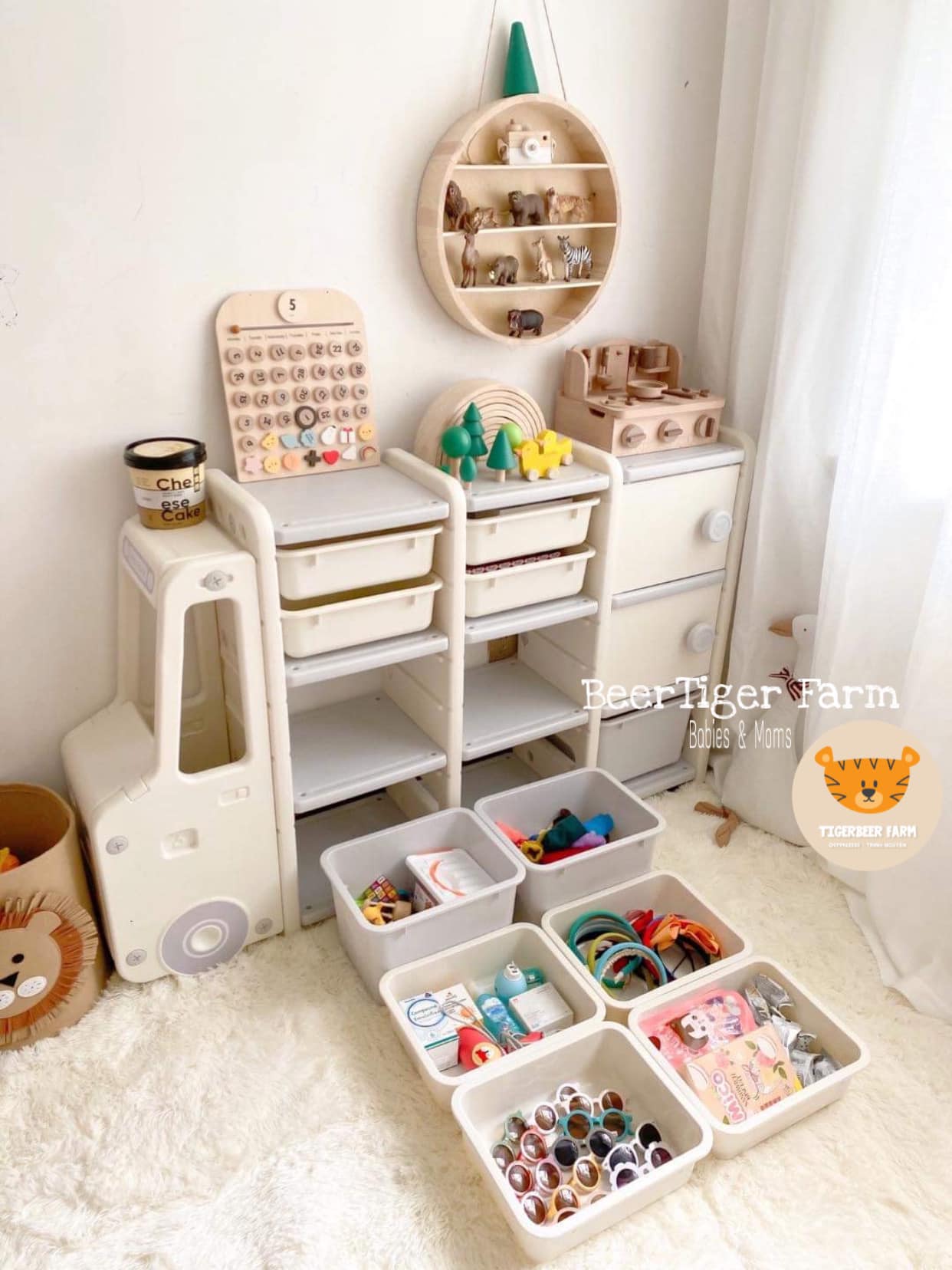 Phòng chỉ 8m2 nhưng mẹ khéo léo bài trí, đầy đủ công năng mà vẫn thoải mái không gian cho bé chơi - Ảnh 7.