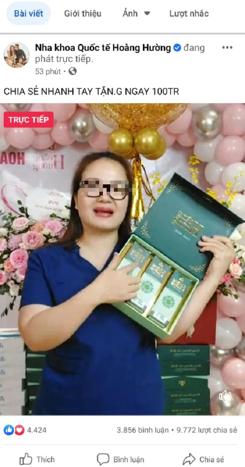 Nữ &quot;đại gia dược phẩm&quot; vừa &quot;bóc phốt&quot; công nghệ biến cám gà thành thuốc: Từng quảng cáo &quot;nổ&quot; công dụng nước súc miệng với giá... trên trời - Ảnh 1.