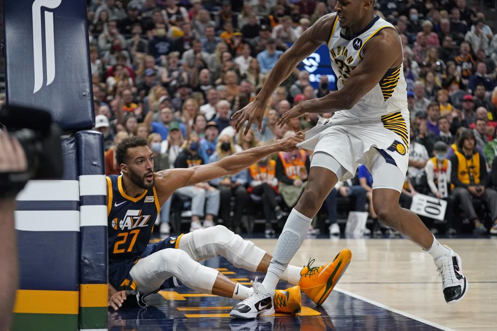 Rudy Gobert tiếp tục thách thức đối thủ sau màn hỗn chiến giữa Utah Jazz và Indiana Pacers - Ảnh 4.