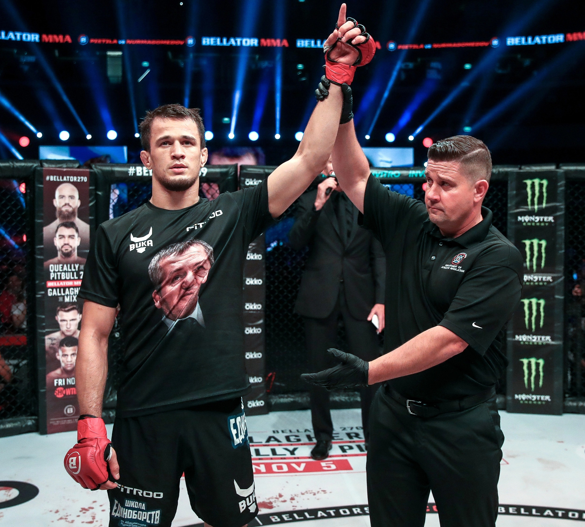 Em họ của Khabib bị bắt giữ, nghi lái xe tông cảnh sát bị thương - Ảnh 1.