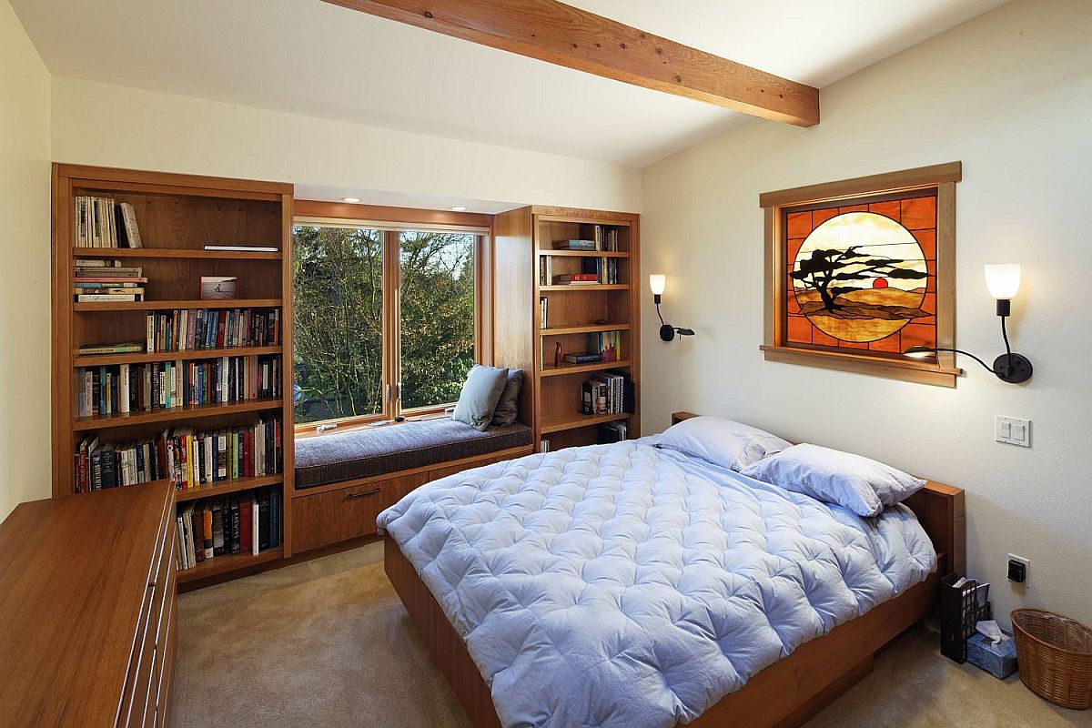 Những căn phòng ngủ ấm cúng với góc đọc sách bên cửa sổ tuyệt đẹp ai cũng mơ ước - Ảnh 8.