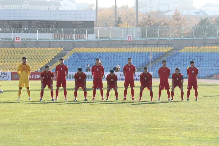 Nhìn lại những khoảnh khắc trong trận đấu giúp U23 Việt Nam giành tấm vé vào VCK U23 châu Á 2022 - Ảnh 1.