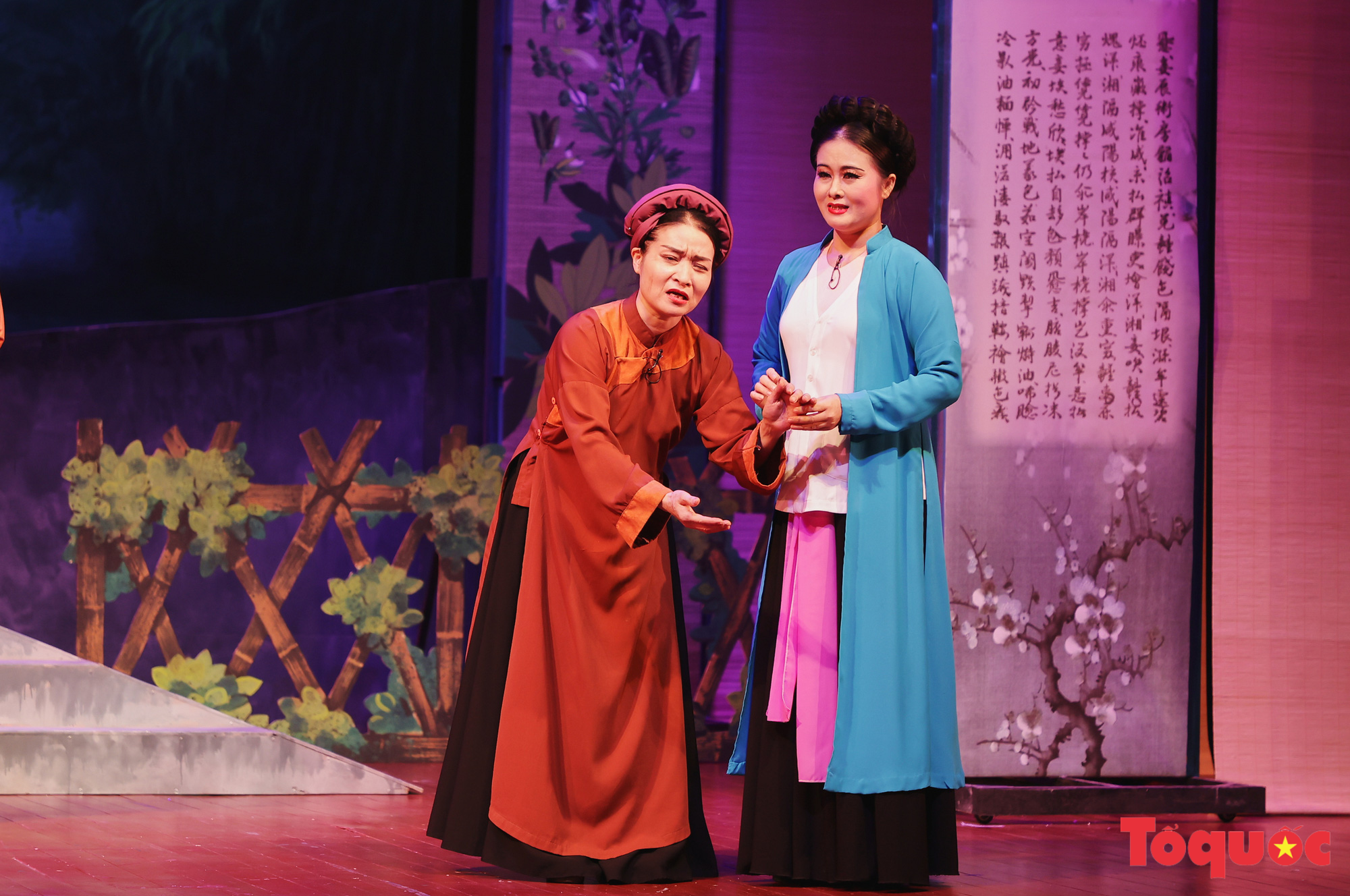 Nhà hát Chèo Việt Nam ra mắt vở diễn mới về Hồng Hà nữ sĩ Đoàn Thị Điểm - Ảnh 3.