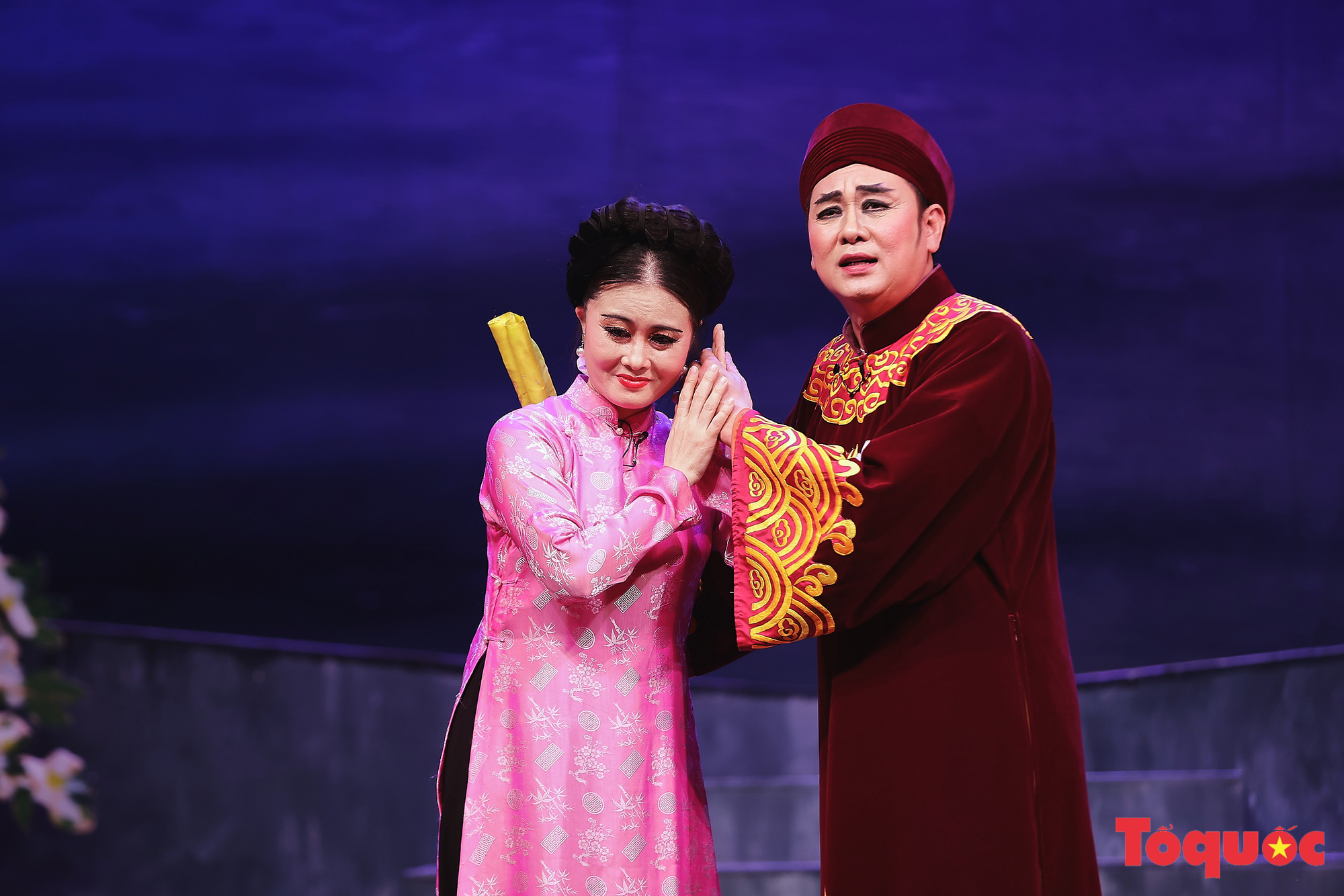 Nhà hát Chèo Việt Nam ra mắt vở diễn mới về Hồng Hà nữ sĩ Đoàn Thị Điểm - Ảnh 16.