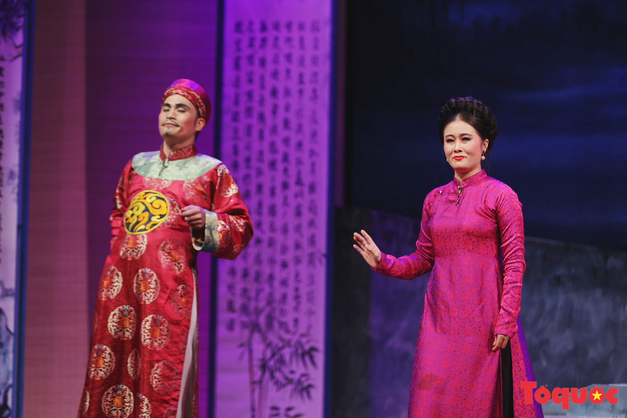 Nhà hát Chèo Việt Nam ra mắt vở diễn mới về Hồng Hà nữ sĩ Đoàn Thị Điểm - Ảnh 14.