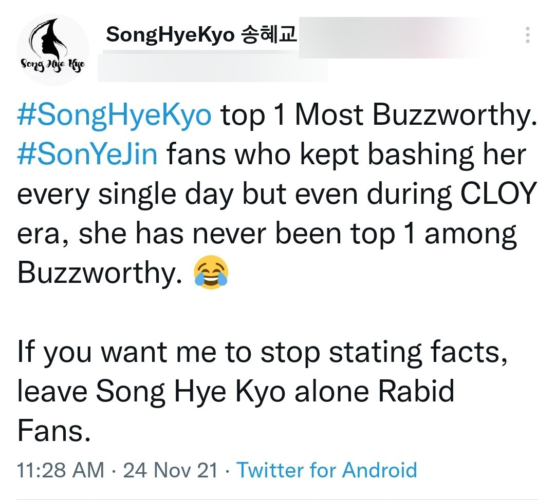 Son Ye Jin bị fan Song Hye Kyo mắng đích danh vì &quot;ảo tưởng sức mạnh&quot;, tung hô phim mới của thần tượng lên tận mây - Ảnh 3.