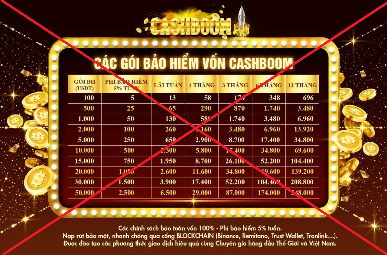 Cashboom tổ chức đánh bạc bất hợp pháp đội lốt đầu tư tài chính - Ảnh 1.