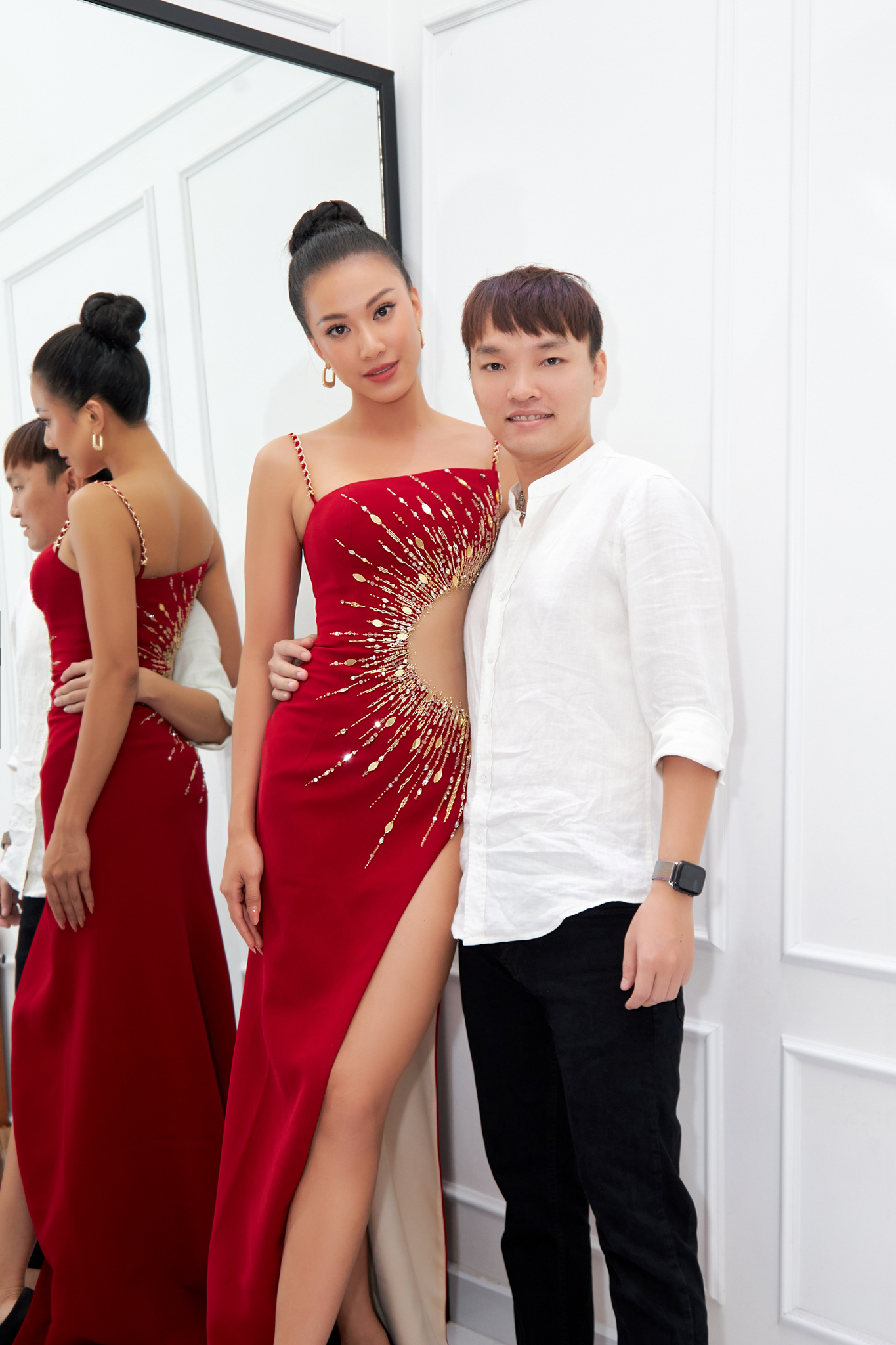 Loạt váy áo chặt chém cực cháy Kim Duyên cho Miss Universe 2021, tiết lộ chiến lược mới gây sốc? - Ảnh 6.