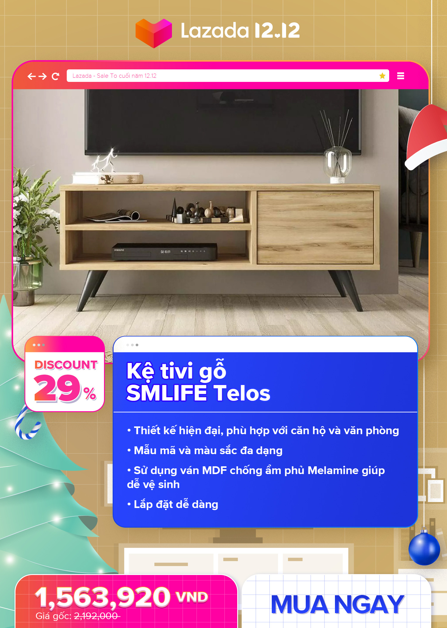 Sale 12.12 quá “đẫm”, hội nghiện nhà còn không nhanh tay chốt đơn loạt đồ decor nhà sang-xịn-mịn mà giá thì quá hạt dẻ! - Ảnh 2.