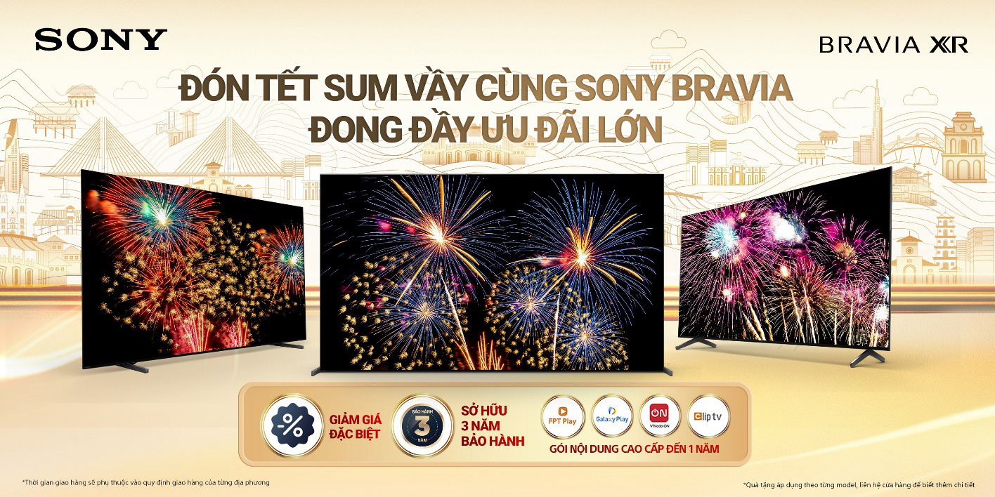 Sony Việt Nam giới thiệu chương trình “Tết sum vầy cùng Sony - Đong đầy ưu đãi lớn” - Ảnh 2.