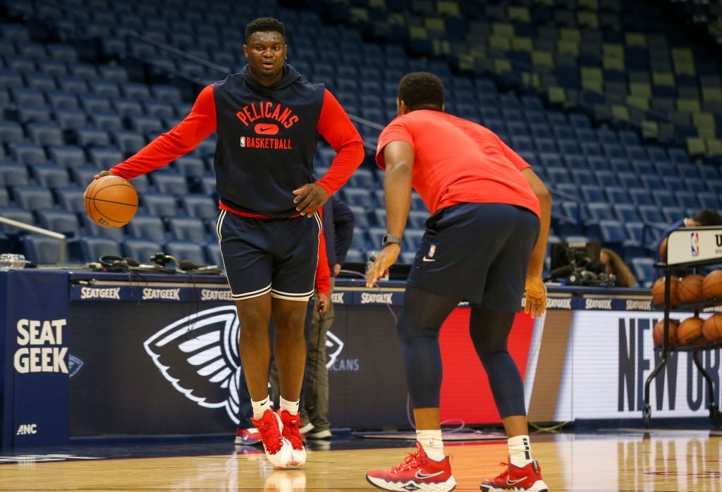 Zion Williamson lại nghỉ tập vô thời hạn vì chấn thương - Ảnh 1.