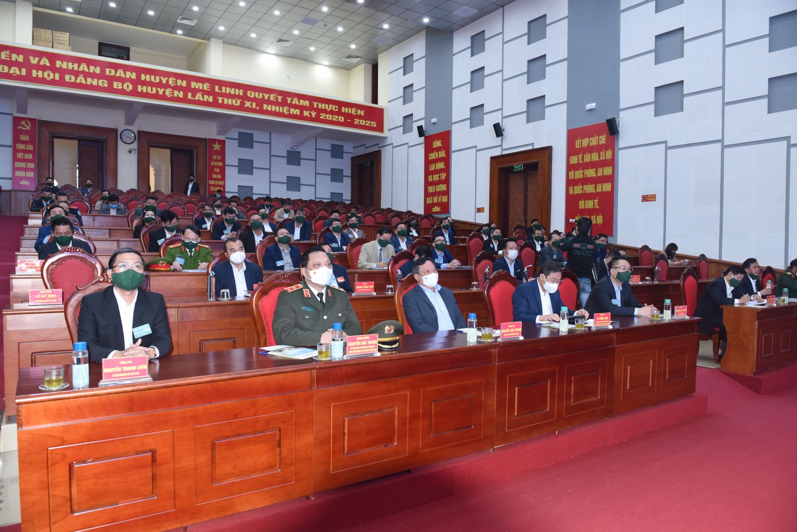 Huyện Mê Linh khai mạc diễn tập khu vực phòng thủ năm 2021 - Ảnh 1.