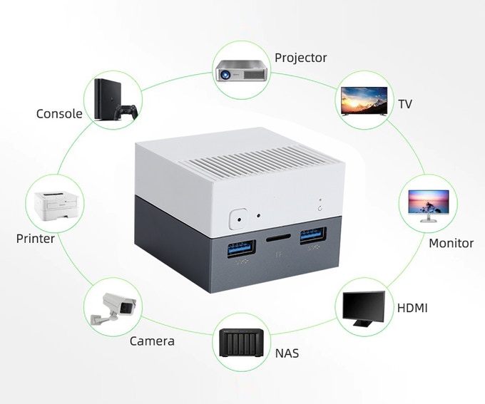 Siêu máy tính mini bé bằng bàn tay, nhẹ bằng nửa iPhone 13 Pro Max, hỗ trợ 4 màn đến 4K, chơi được game mà giá từ 4.5 triệu - Ảnh 3.