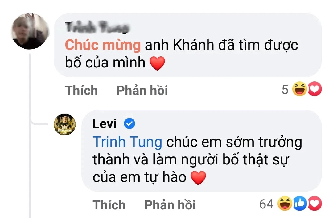 EGO có phản ứng đáng ngưỡng mộ khi bị gán ghép là &quot;Bố Levi&quot; - Ảnh 2.