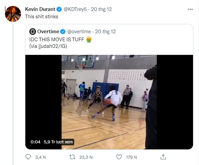 'Trẻ con thì biết gì đâu': Kevin Durant chê trách cậu học sinh làm màu, mẹ cậu bé bực tức phản ứng - Ảnh 2.