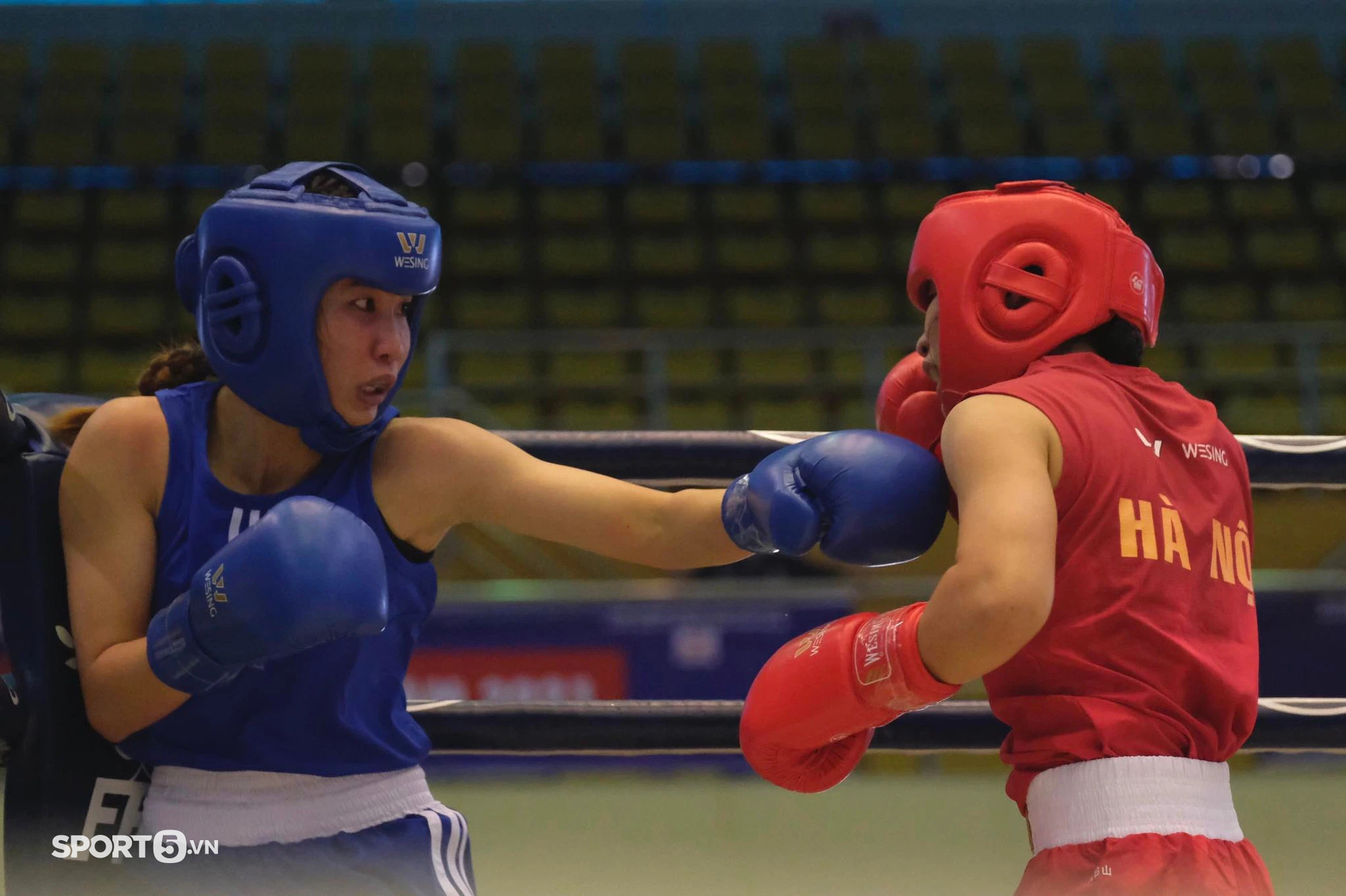 Không thi đấu, Thu Nhi có mặt trên khán đài cổ vũ đàn em tại giải vô địch boxing toàn quốc - Ảnh 4.