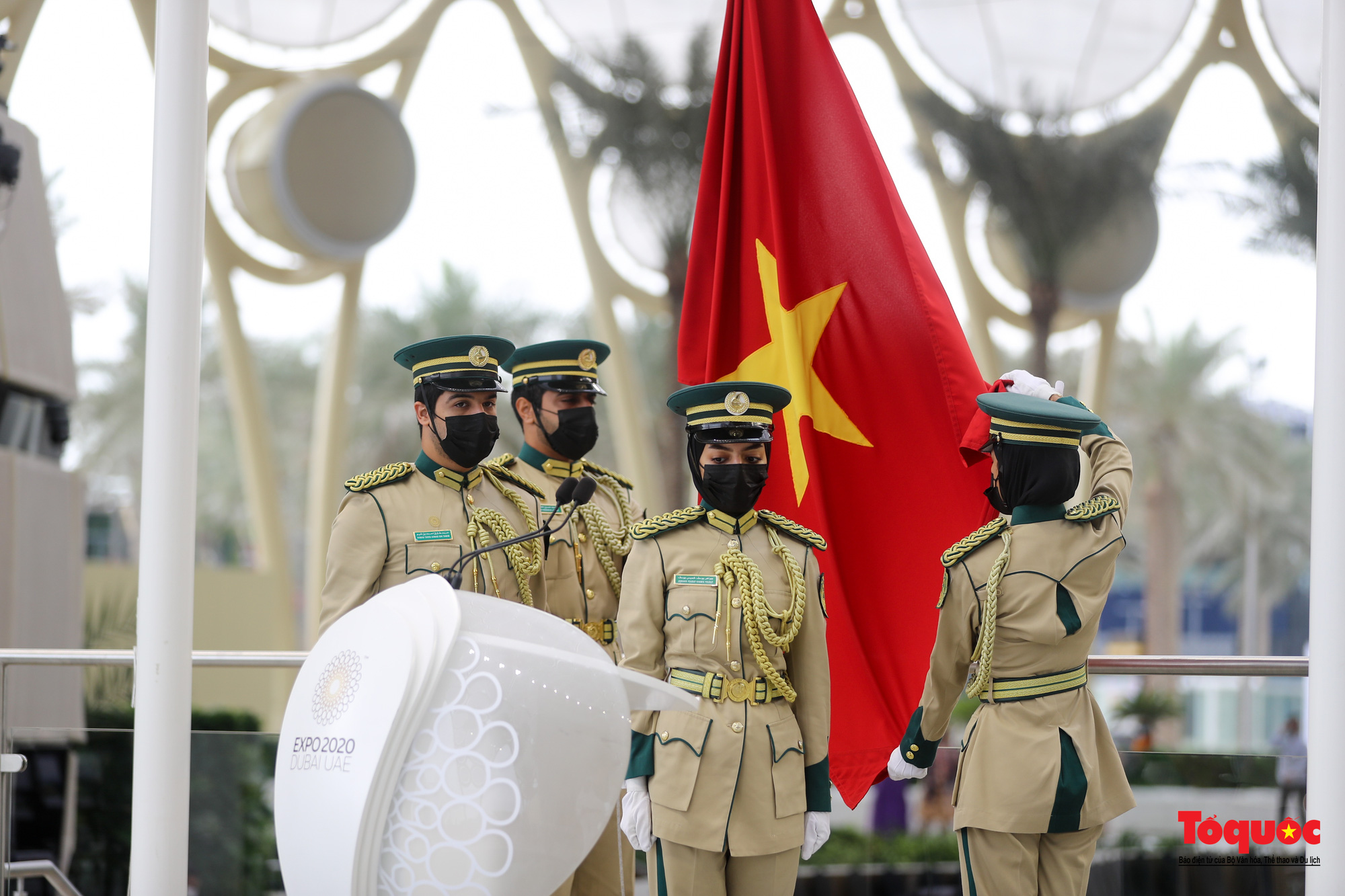 Nghi lễ thượng cờ trong Ngày Quốc gia Việt Nam tại Expo 2020 Dubai - Ảnh 7.