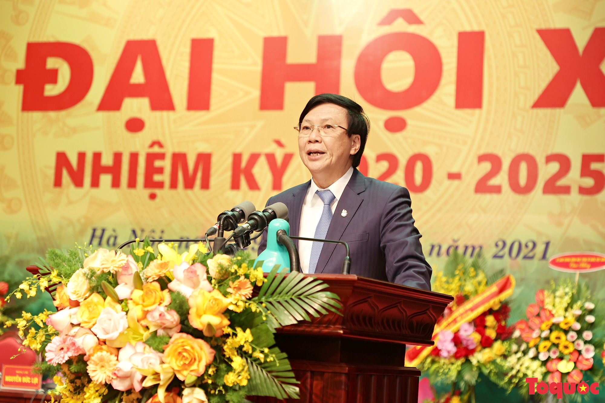 Toàn cảnh Đại hội đại biểu toàn quốc Hội Nhà báo Việt Nam lần thứ XI, nhiệm kỳ 2020 – 2025 - Ảnh 6.