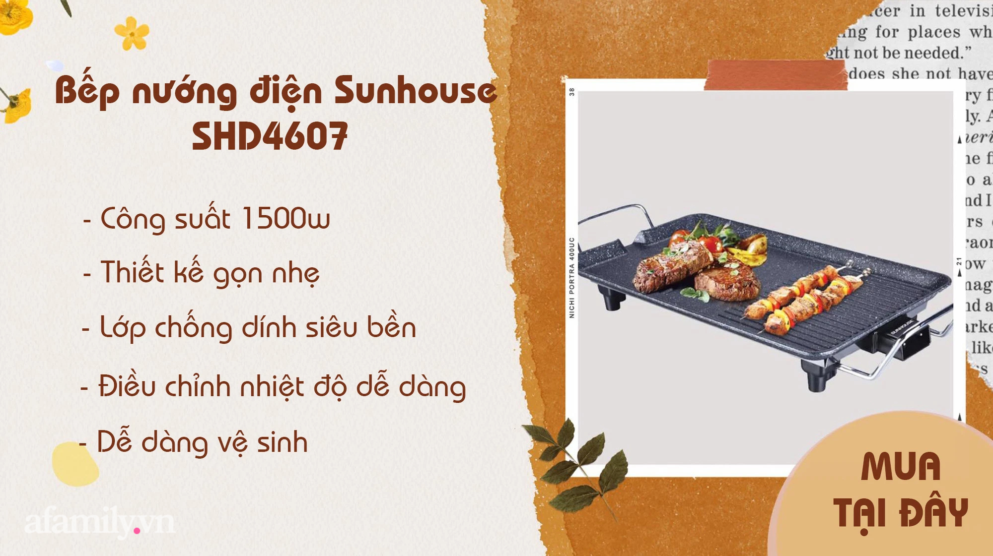 Deal hot chẳng thể chối từ dịp 12/12, giá bếp nướng điện giảm xuống chỉ bằng một bữa buffet ngoài hàng, chờ gì mà không chốt đơn ngay - Ảnh 2.