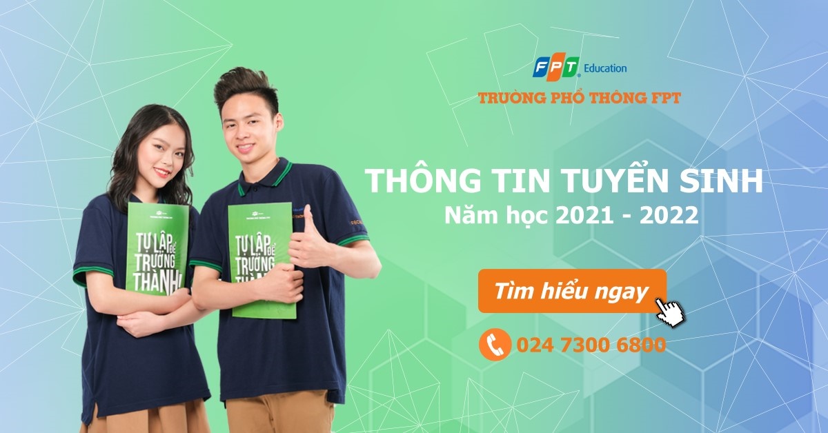 THPT FPT Hà Nội tuyển sinh bằng phương thức xét học bạ nhằm giảm thiểu áp lực thi cử cho học sinh - Ảnh 1.