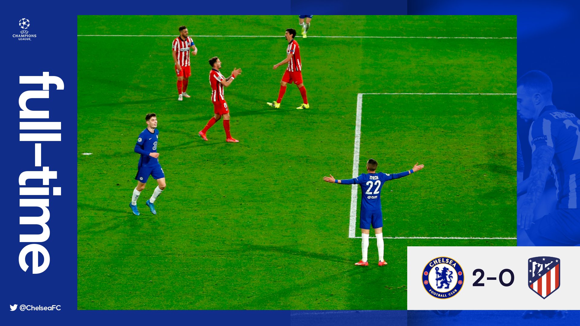 Chelsea hạ Atletico Madrid để vào tứ kết Champions League - Ảnh 1.