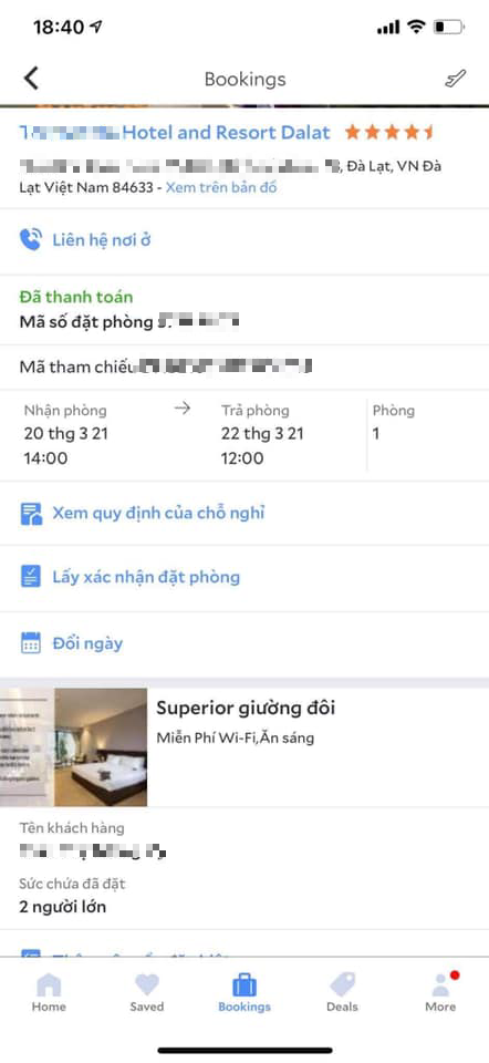 Ứng dụng đặt khách sạn nổi tiếng ở Việt Nam nhận &quot;liên hoàn phốt&quot; sau khi bị một khách nữ &quot;tố&quot; nhận tiền nhưng không đặt phòng, tự ý huỷ phòng trước giờ check-in của khách   - Ảnh 1.