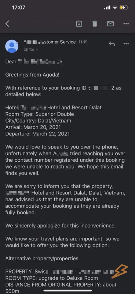 Ứng dụng đặt khách sạn nổi tiếng ở Việt Nam nhận &quot;liên hoàn phốt&quot; sau khi bị một khách nữ &quot;tố&quot; nhận tiền nhưng không đặt phòng, tự ý huỷ phòng trước giờ check-in của khách   - Ảnh 3.