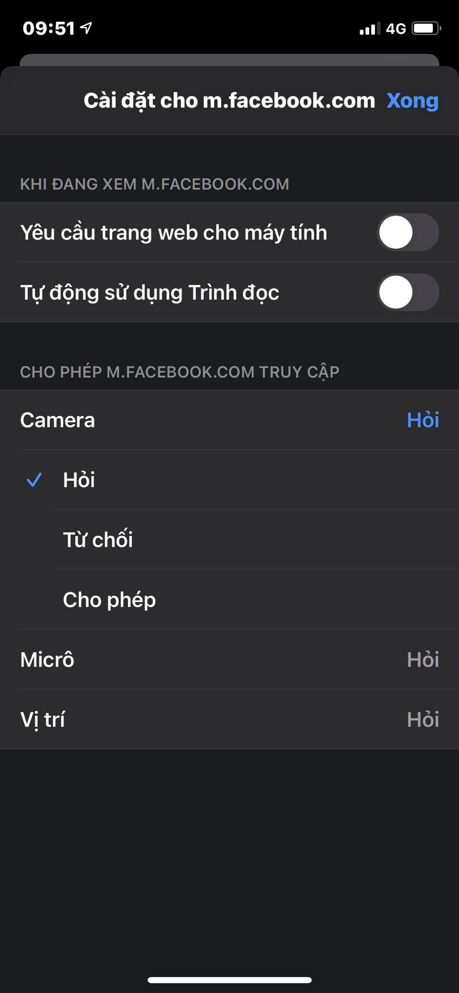 Đây là cách kiểm soát quyền theo dõi qua camera, micro khi truy cập vào các trang web trên iPhone - Ảnh 3.