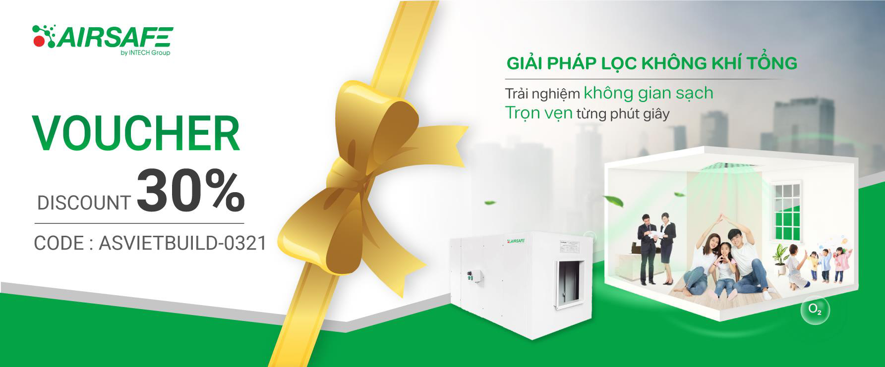 Airsafe mang giải pháp lọc không khí tổng đến triển lãm Vietbuild 2021 - Ảnh 2.