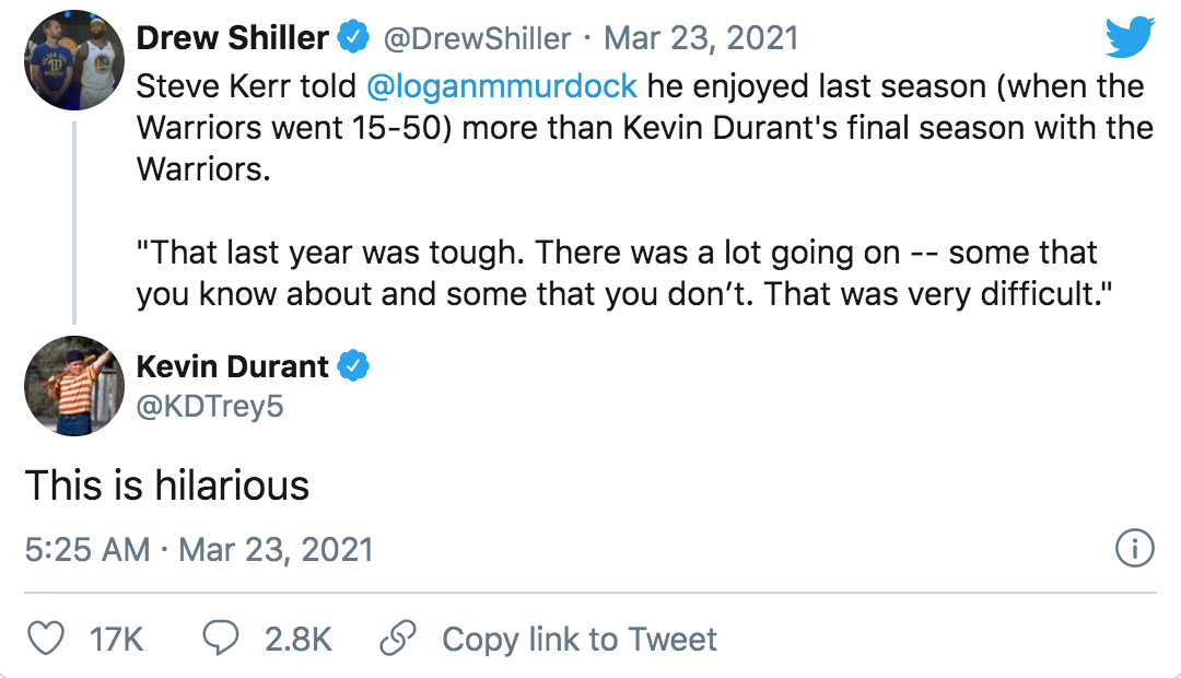 Thầy trò hiểu lầm, Steve Kerr phải lên tiếng phân trần với Kevin Durant - Ảnh 3.