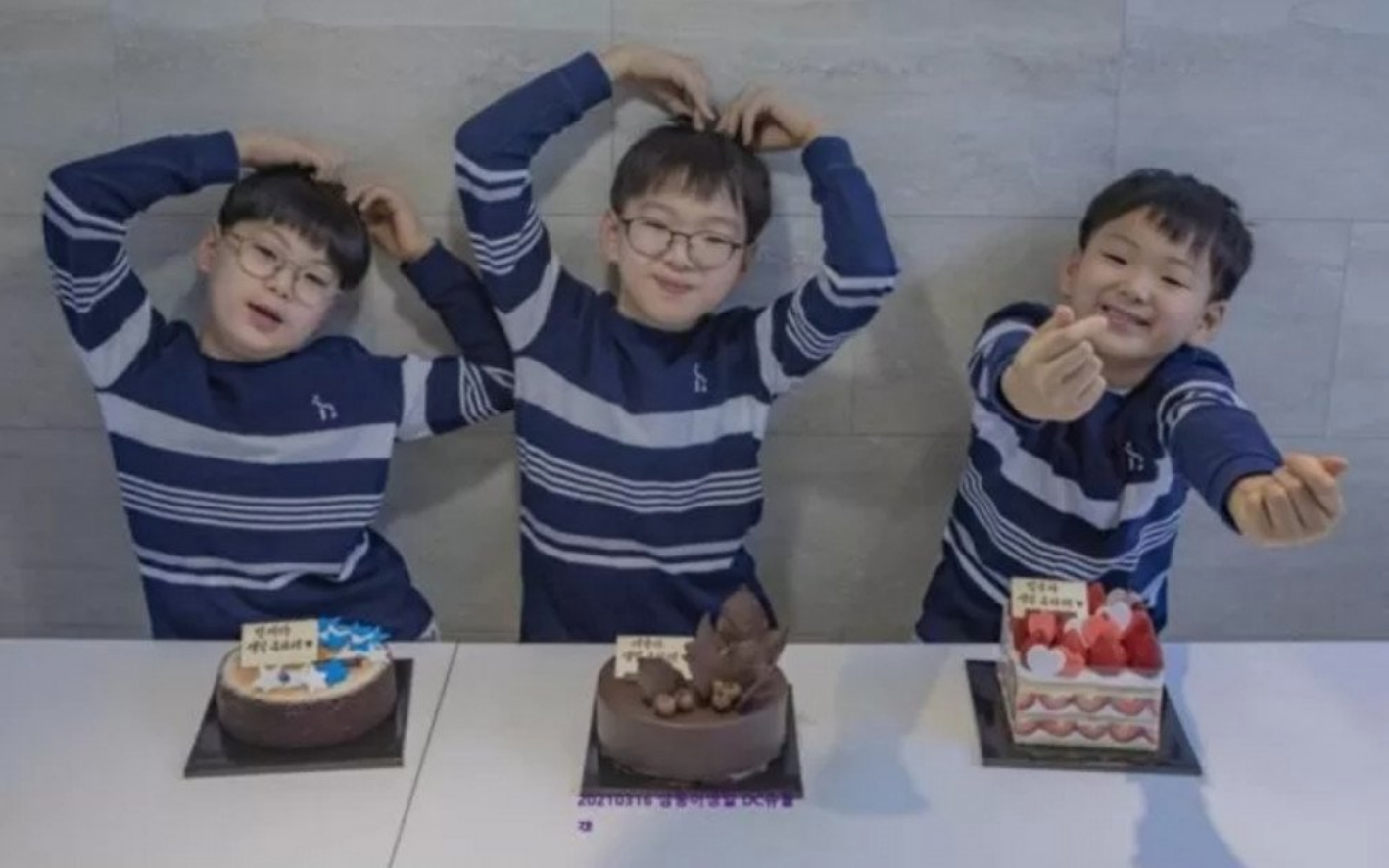 Daehan, Minguk, Manse lớn phổng phao ở sinh nhật 9 tuổi, dự đoán sẽ cao tới 1m85! - Ảnh 1.