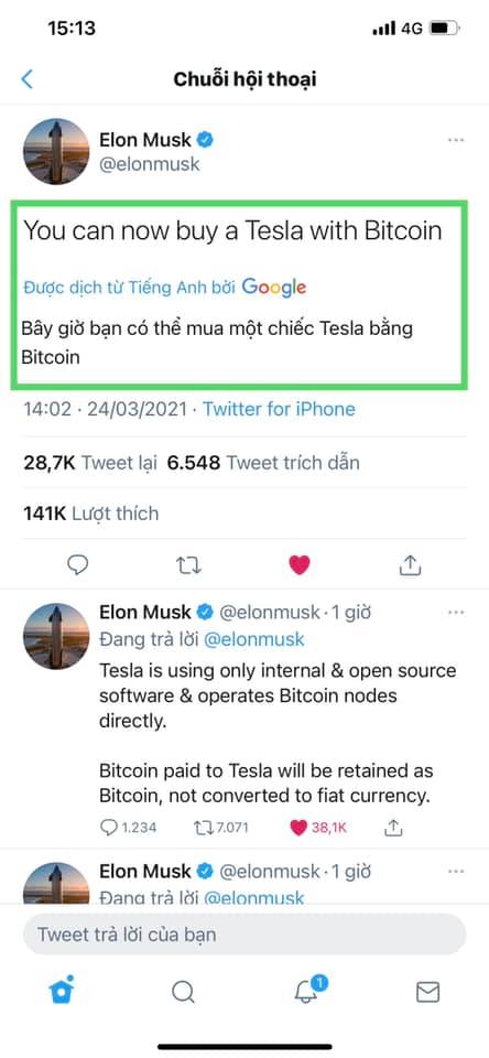 Elon Musk viết 8 chữ, Bitcoin lập tức quay đầu tăng điểm thần kỳ - Ảnh 2.