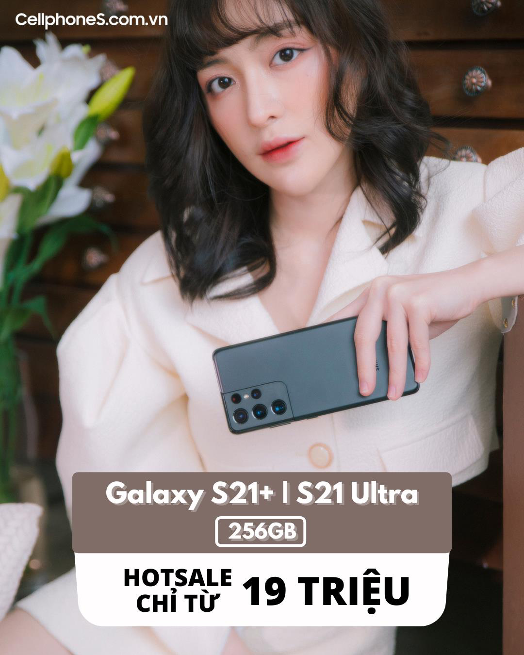 Galaxy S21  & Ultra bản 256GB mở bán tại CellphoneS, giá chỉ hơn 19 triệu - Ảnh 1.