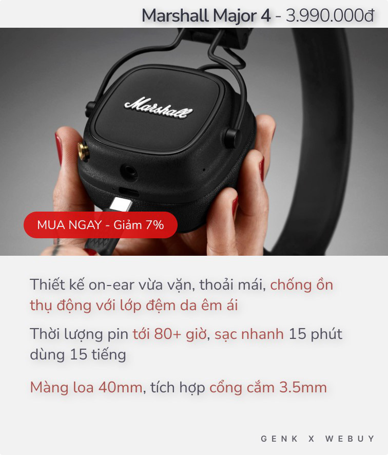 Ai rồi chẳng cần một không gian riêng tư, review nhanh 7 tai nghe cách âm cực tốt, sale đẫm chính hãng chỉ từ 350k - Ảnh 4.