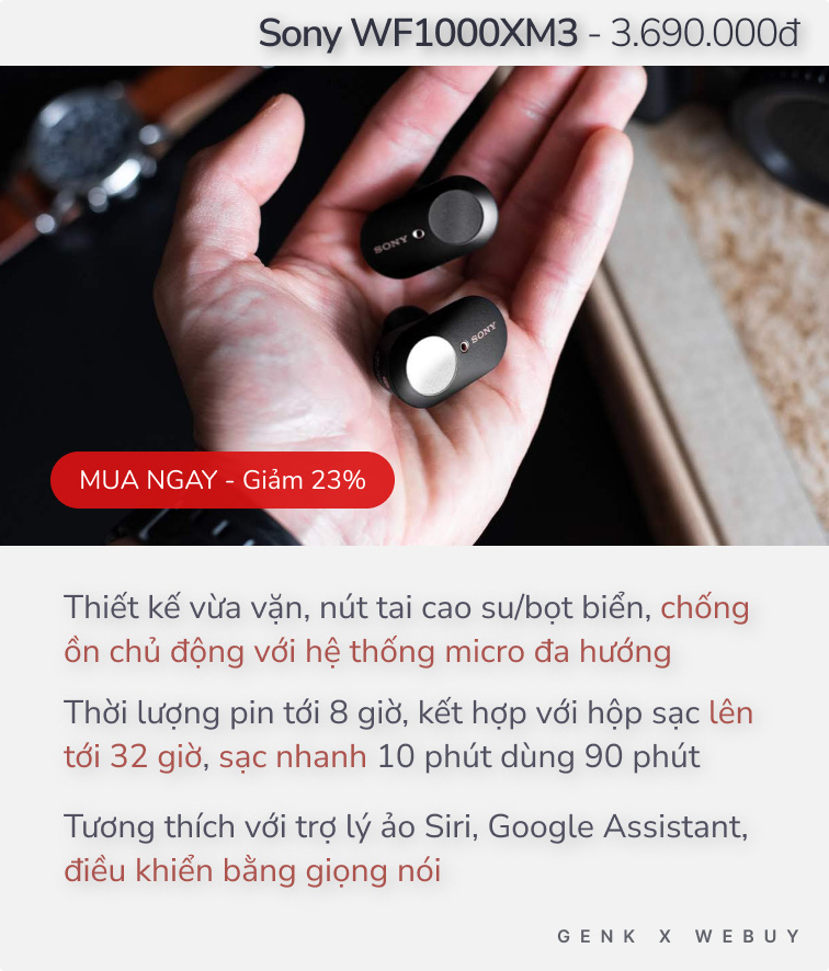 Ai rồi chẳng cần một không gian riêng tư, review nhanh 7 tai nghe cách âm cực tốt, sale đẫm chính hãng chỉ từ 350k - Ảnh 3.