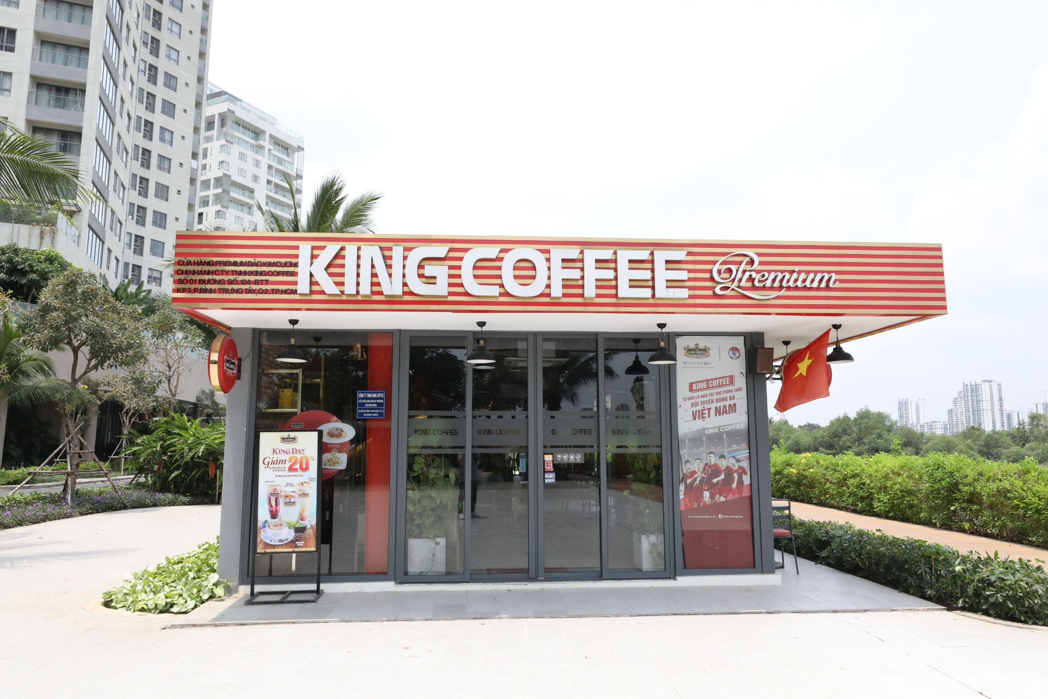 KING COFFEE ĐẢO KIM CƯƠNG - Không gian sang trọng cho trải nghiệm Premium  - Ảnh 1.
