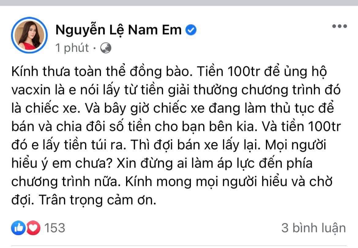 Nam Em bán chiếc xe hơi thắng show hẹn hò cùng Lãnh Thanh dù từng khẳng định giữ làm kỷ niệm 003