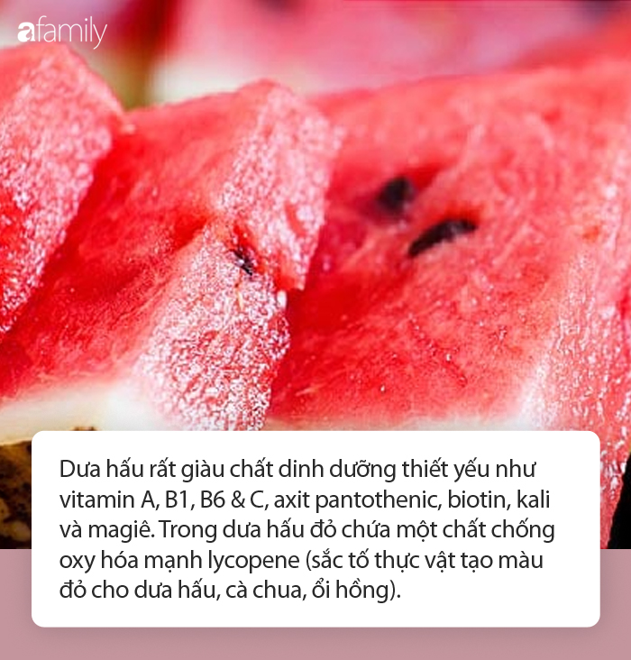 Vào mùa hè, ăn dưa hấu có tác dụng khiến ai cũng thích mê lại còn làm thuốc chữa bệnh siêu hay - Ảnh 4.