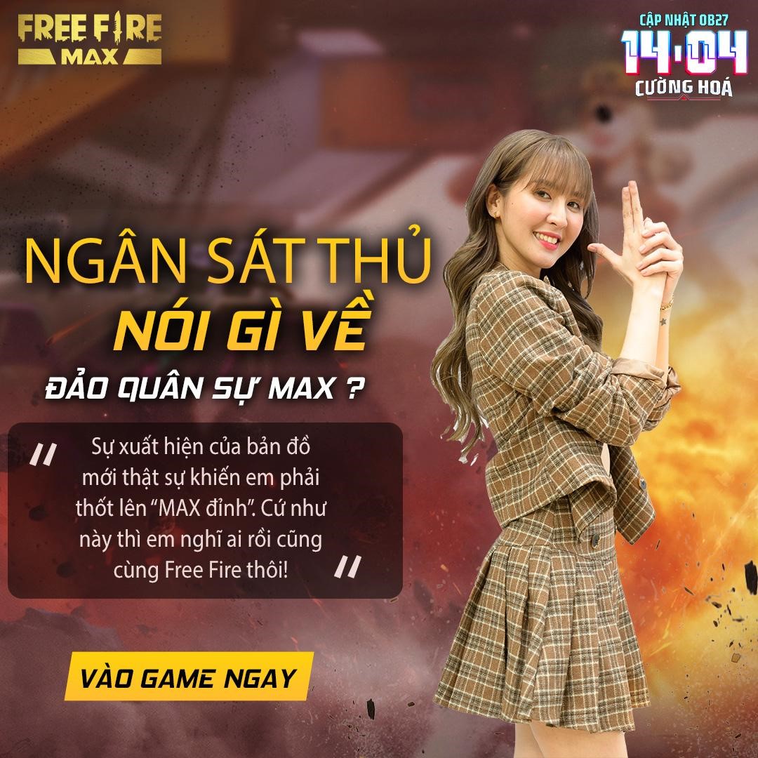 Ngỡ ngàng với Kaity Nguyễn xuất hiện tại sảnh chờ Free Fire Max OB27 - Ảnh 4.