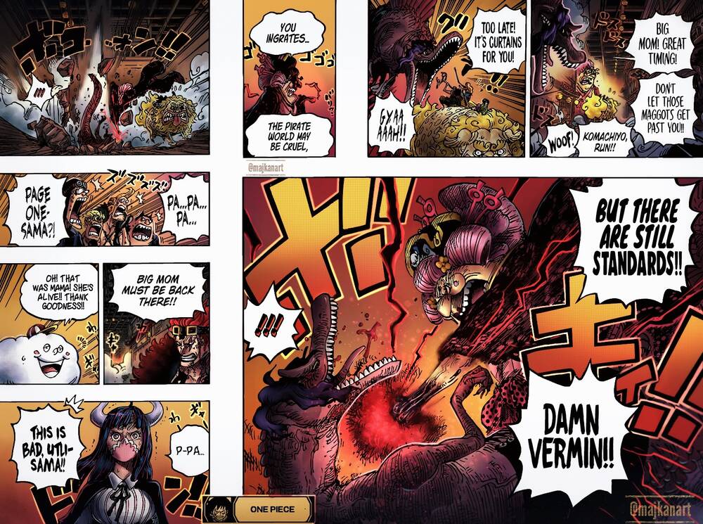 Phấn khích vì Big Mom đấm vỡ mồm Page One, nhiều fan chỉ ra rằng chính Sanji mới là con cưng của Oda - Ảnh 1.