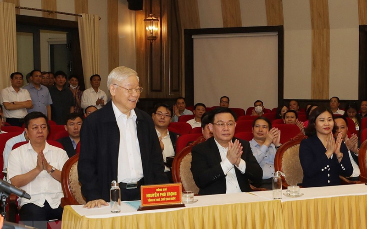 Tổng Bí thư Nguyễn Phú Trọng ứng cử ĐBQH tại 3 quận trung tâm Hà Nội - Ảnh 1.