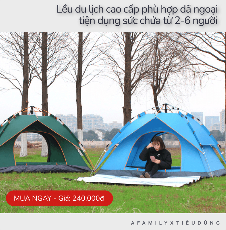 Với 1 triệu đồng sắm đủ 8 món đồ dùng cần thiết nhất cho chuyến Camping cả gia đình - Ảnh 2.