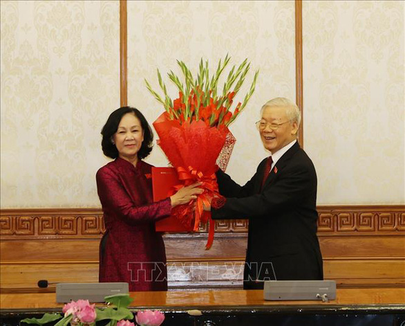 Bà Trương Thị Mai được phân công làm Trưởng Ban Tổ chức Trung ương - Ảnh 1. Bà Trương Thị Mai được phân công làm Trưởng Ban Tổ chức Trung ương - Ảnh 1.
