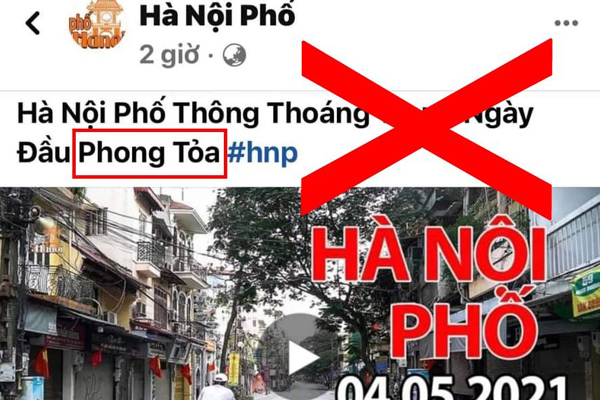 Một Youtuber có tiếng bị xử phạt 12,5 triệu đồng vì tung tin &quot;Hà Nội bị phong tỏa&quot; - Ảnh 1.